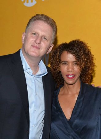 Michael Rapaport and his second wife, Kebe Dunn. 